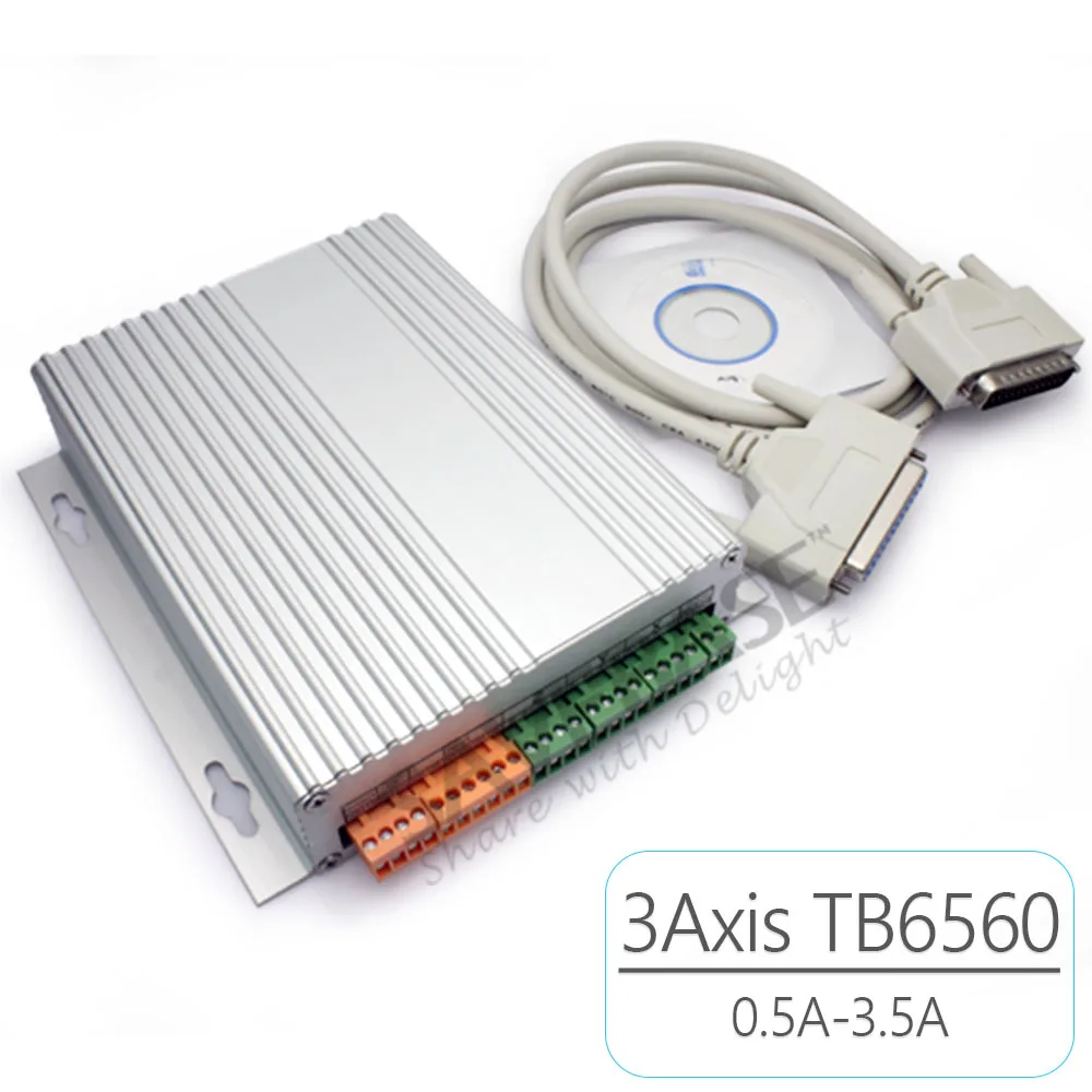Savebase Новый 3 Оси TB6560 Контроллер Шагового Драйвера 0.5A 3.5A для Фрезерного Станки с