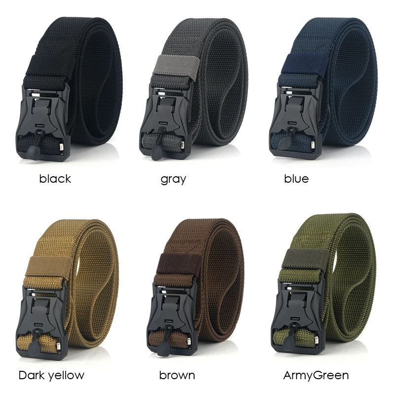 HSSEE tactical belt official authentic magnetic buckle quality polyamide sports belt quick release buckle sports accessories
