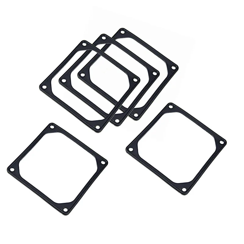 Anti-vibração Junta do fã do Silicone Ruído Que Reduz a Almofada da Gaxeta do Silenciador para o fã da Caixa do Computador do pc 10 Peças 80 mm 90 mm 92 mm 120 mm 140 mm - Imagem 3
