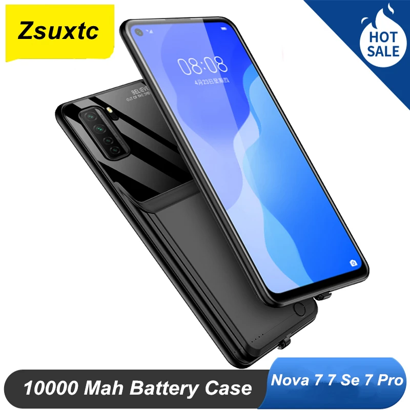Аккумулятор для Huawei Nova 7 10000 мАч чехол SE Pro внешний аккумулятор резервное зарядное