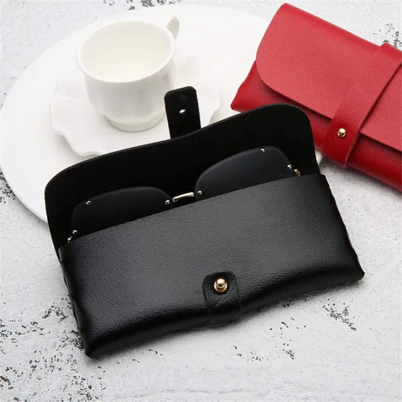 

Portable PU Leather Glasses Case Sunglasses Holder Box Eyeglasses Storage Pouch Bag Cover Eyewear Accessories 1pc