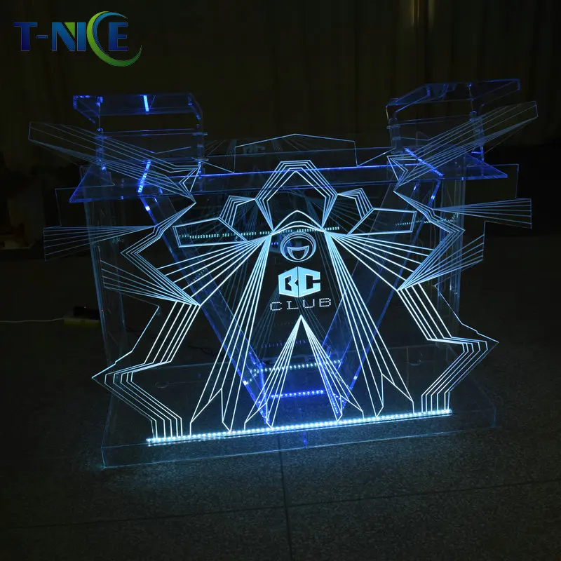 2020 best seller customized led bar table dj tooth night club furnituer acrylic bar table Factory outlet Customized logo 2020 best seller customized led bar table dj tooth night club furnituer acrylic bar table Factory outlet Customized logo