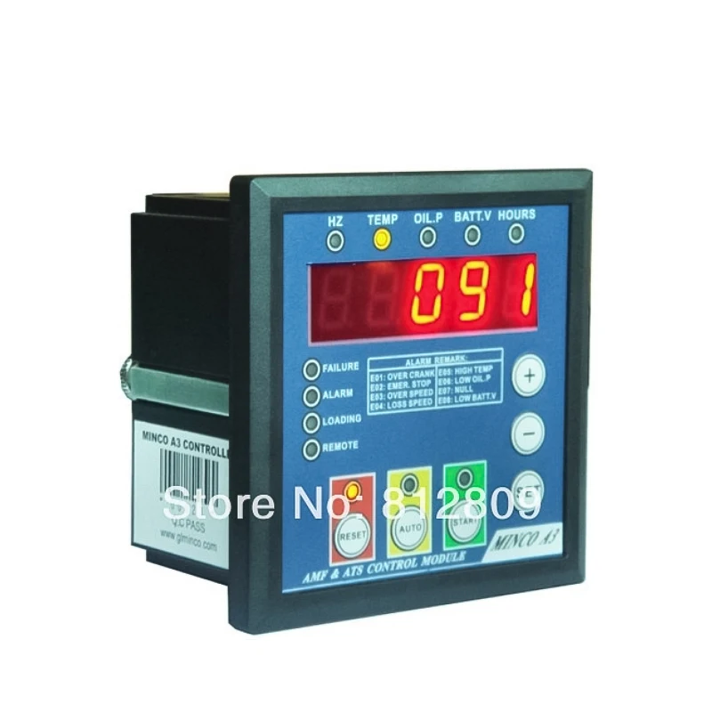 

Diesel Generator Controller Minco A3 LED display+AFM+ATS function+Free shipping