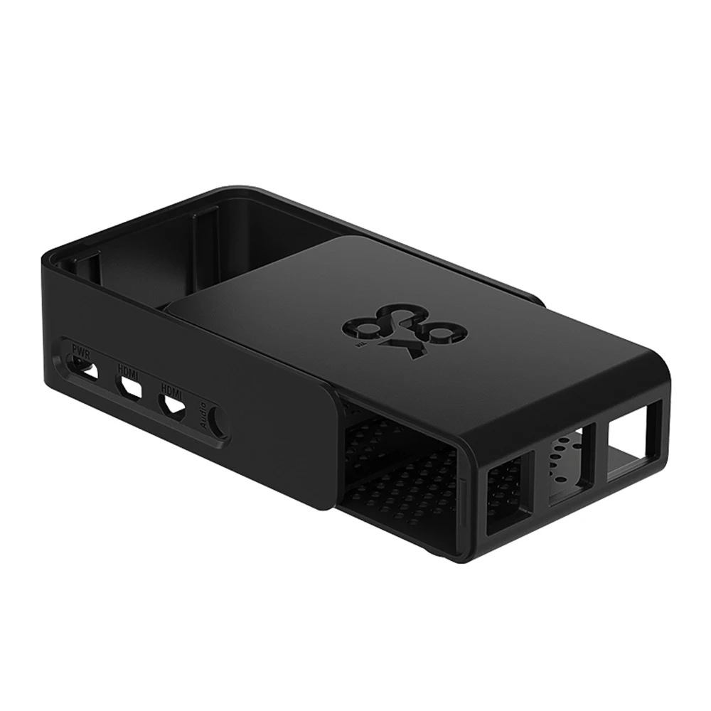 Официальный Оригинальный Raspberry Pi 4 Model B 4b новый дизайн черный скользящий защитный
