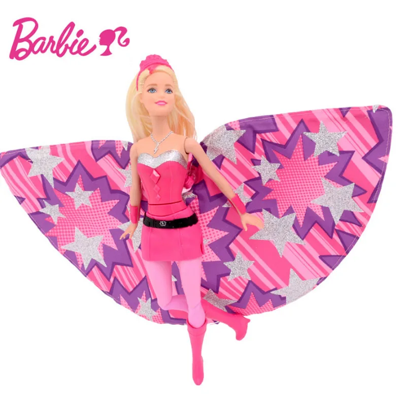 

Genuine Barbie Doll Extraordinary Princess Superman House Turning Doll Toys for Girls Birthday Gift CDY61