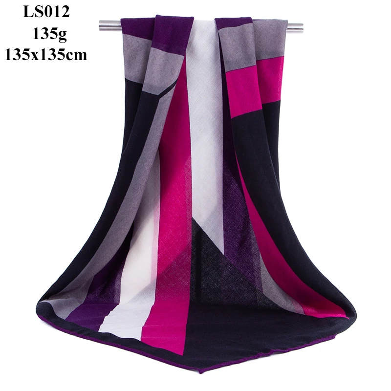LS012 women scarf Портной Смит большой квадратный размер шарф женский модный дизайнерский большой размер шейный шарф осень зима хиджаб шаль шарфы для женщин - Цвет: LS012 women scarf