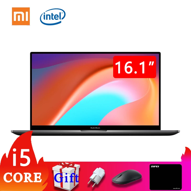 Ноутбук Xiaomi ноутбук с процессором intel core 16 дюймов FHD DDR4 3200 МГц ГБ ОЗУ 512 Гб SSD NVIDIA MX350