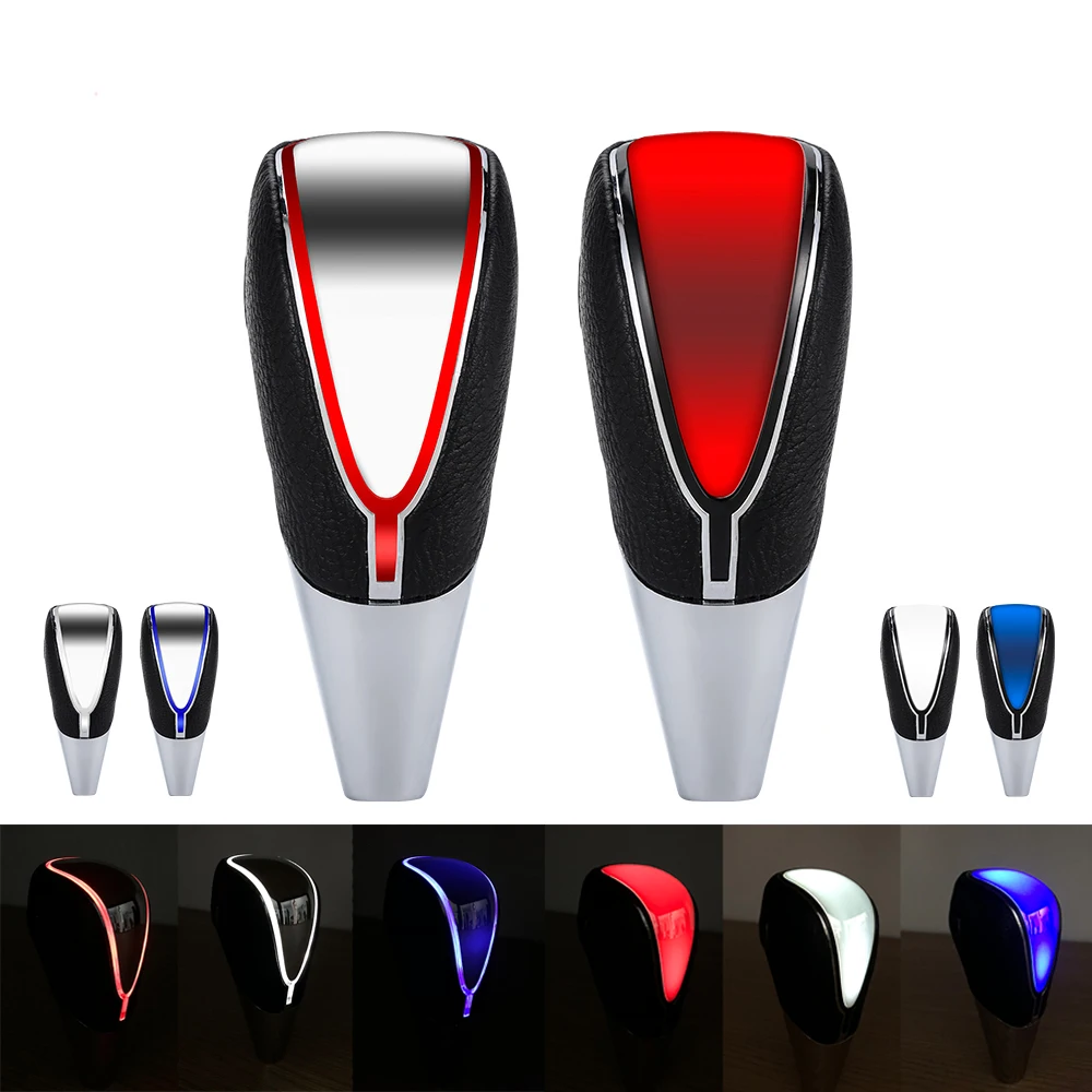 

Universal Car Gear Shift Knob Racing Gear Knob with Touch LED for Most Cars Shifter Konbs Optional Colors