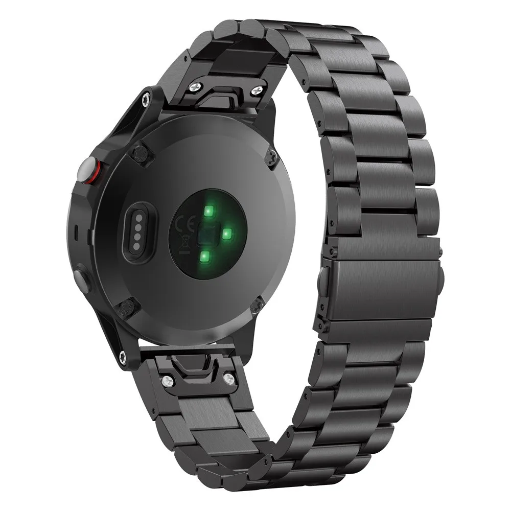 20 мм 22 26 ремешок из нержавеющей стали для garmin fenix 5 5X 5S Plus легкий часов браслет 6 6x