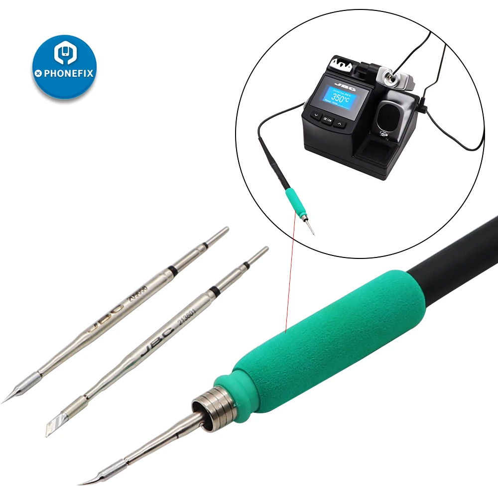 

Original JBC Soldering Iron Tips C210-018 Tips for JBC T210-A T210-NA T210-PA Soldering Handle CD-2SE Soldering Pencil Iron Tips