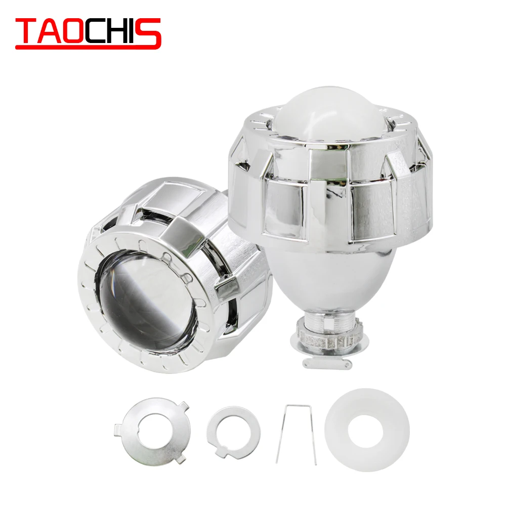 

TAOCHIS 2.0 inch headlights Mini WST car motorcycle H1 H4 H7 kit Universal bi-xenon projector lens with shroud