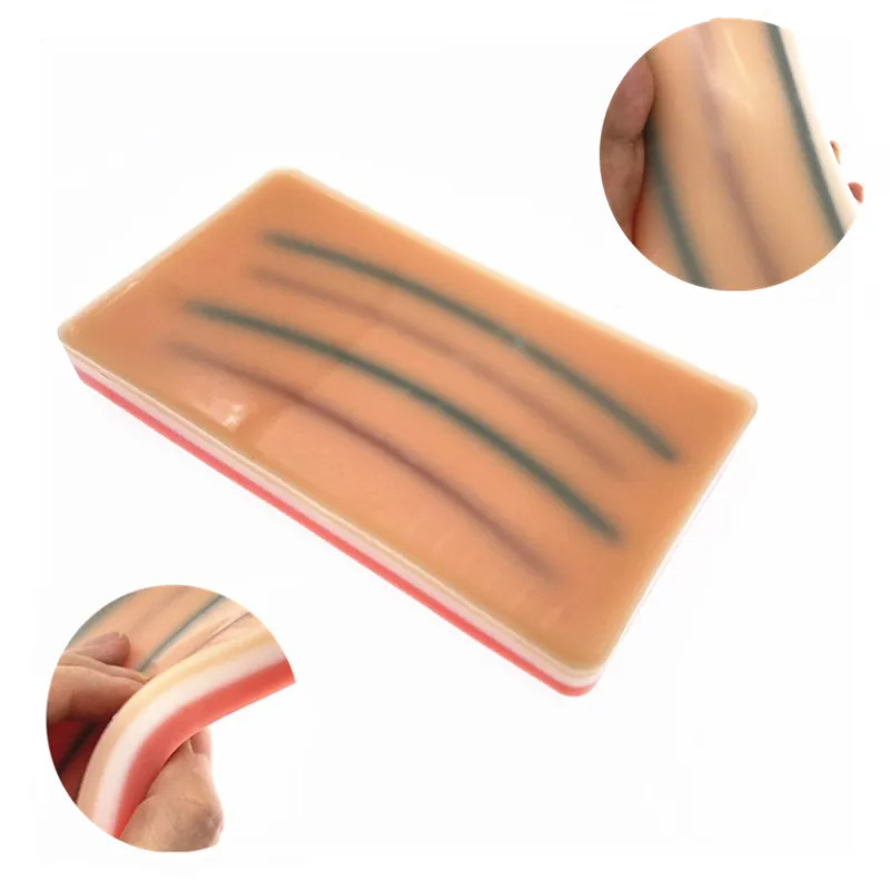 High quality Venipuncture IV Injection Training Pad Silicone Human Skin Suture Model | Канцтовары для офиса и дома