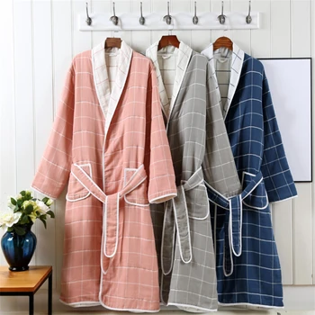 

Factory Direct Sales Cotton Gauze Bathrobes Hotel Adult Robe Bath Skirt Can Be Customized Logo Hair Towel 100 % Cotton Square