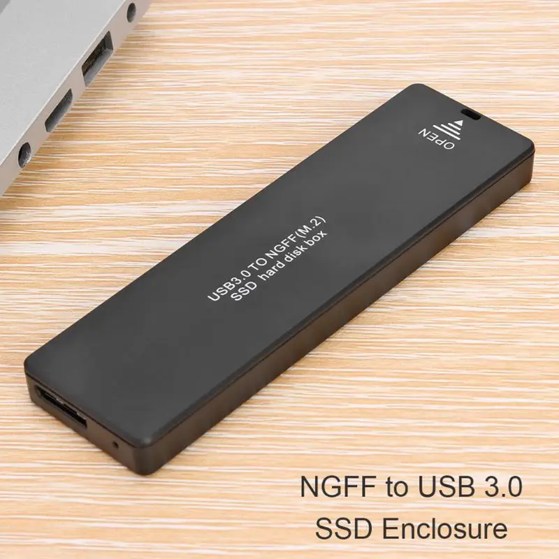 

For NGFF SATA M.2 to Type-C USB 3.0 SSD HDD Hard Disk Case Box External Hard Drive Enclosure for SATA M2 2242 2260 2280