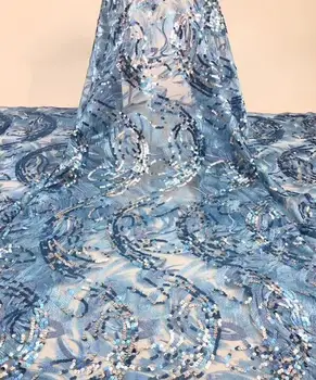 

best quality SYJ-10515 african tulle mesh lace embroidery lace fabric with best quality