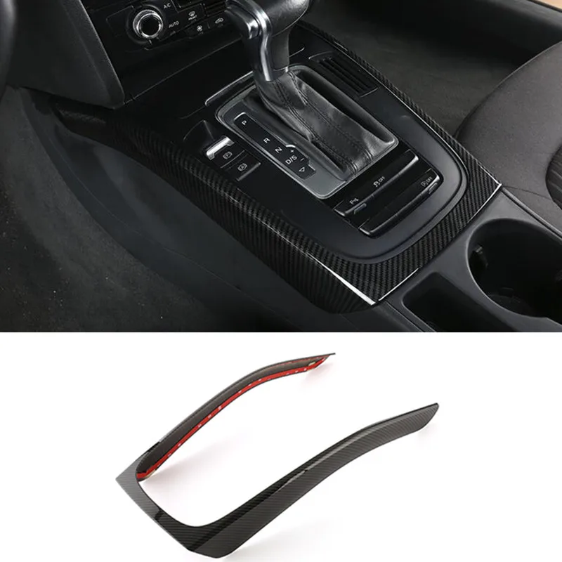 Центральная панель переключения передачи рамка украшения крышка отделка для Audi A4 B8 2009- A5 ABS автомобиль Стайлинг для интерьера автомобиля
