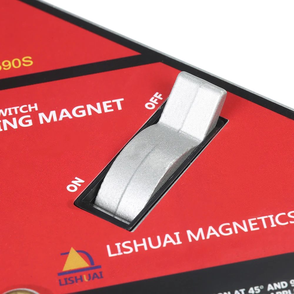 

Hot LISHUAI Strong Single Switch Neodymium Welding Magnet Holder On/Off Switch Magnetic Clamp Small Size