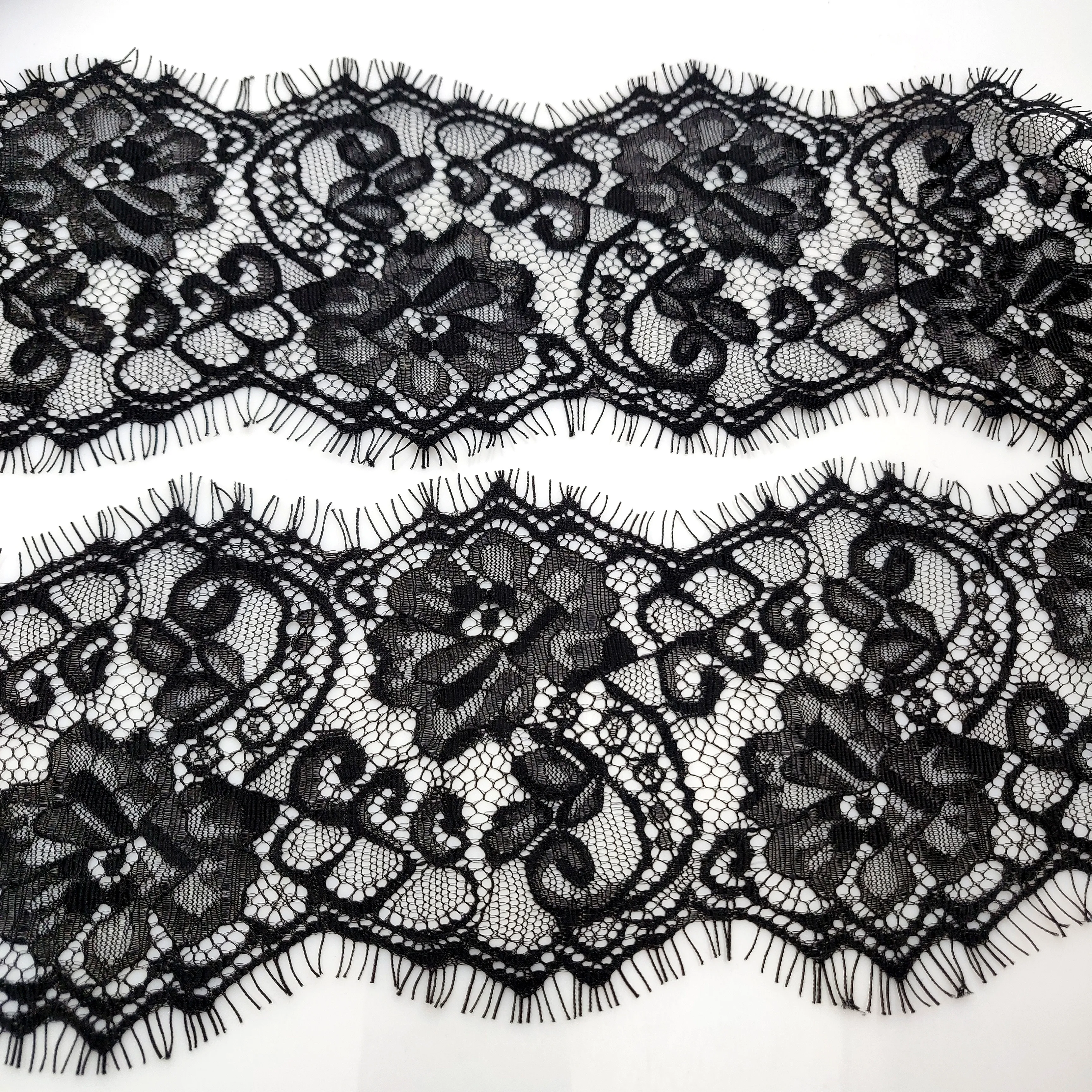 

11-12cm Wide Flower Embroidered Lace Fabric Net Trim Ribbons Lace For DIY Crafts Sewing Garment Handmade Clothing Materials