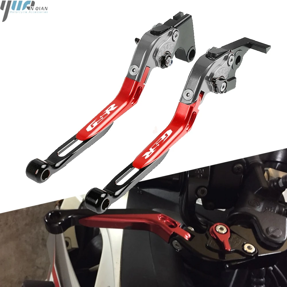Для SUZUKI GSR600 GSR 600 2006-2011 GSR750 2011- регулируемые, для гонок мотоцикла тормозные рычаги сцепления аксессуары для мотоциклов