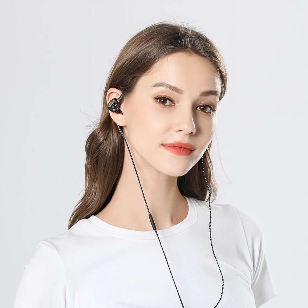Проводные наушники Whizzer OS1 гибридные Hi Fi с микрофоном HD для Xiaomi Sony Samsung Huawei MP4 MP3 ПК