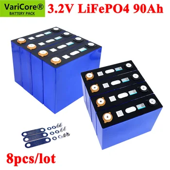 شراء8 قطعة/الوحدة 3.2 فولت 90Ah LifePo4 بطارية ليثيوم 270A 3C استنزاف عالية Diy بها بنفسك 12 فولت 24 فولت الشمسية العاكس سيارة كهربائية C Oach عربة الغولف