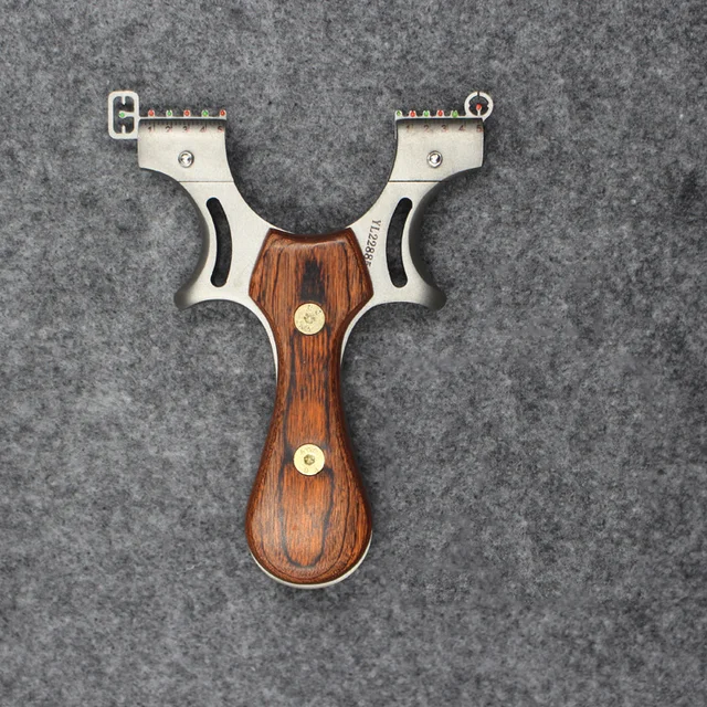 US $9.63 Powerful Slingshot Hunting Shot 1Pcs Slingshot Rubber Band Shooting Fishing Wood Slingshot Shooting