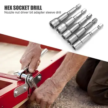 

5/9/18pcs 5-13mm 1/4 Hexagon Shank Set Durable Electric Impact Drill Adapter Sleeve Bit Automobile Maintenance Accessories