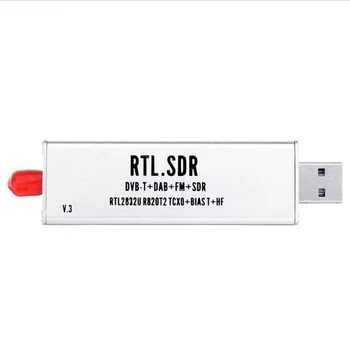 

0.1mhz-1.7ghz TCXO temperature compensation high stability full band software receiver, aviation band ADS-B decoding radar