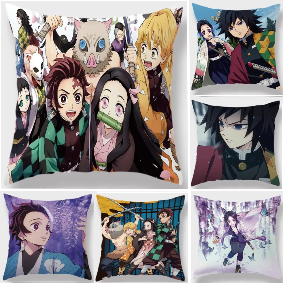 鬼滅の刃のキャラクター枕カバー 抱き枕カバー 日本の日本のカワイイ枕 アニメ 装飾枕 Aliexpress