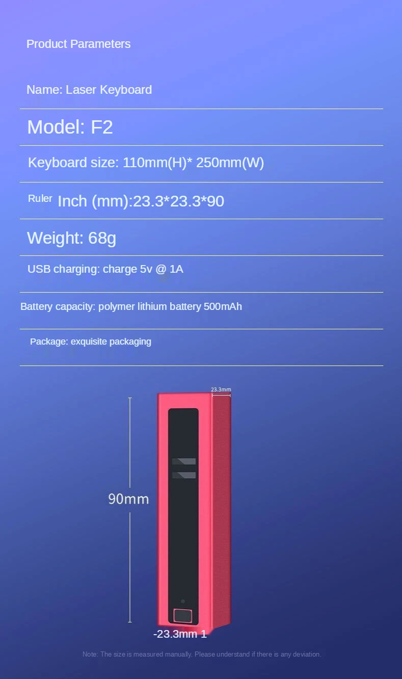 bluetooth projeção a laser transmissão de voz