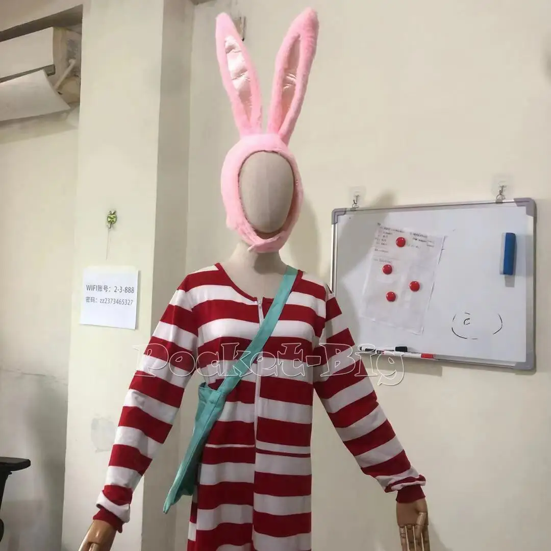 ポピー・ザ・パフォーマー コスプレ衣装 バッグ付き 白と赤の