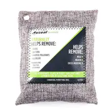 Breathe Green Charcoal Odor Eliminator Bags(8-Pack) Activated Bamboo Charcoal Deodorizer Natural Freshener Removes Odor&Moisture Security Inspection Device