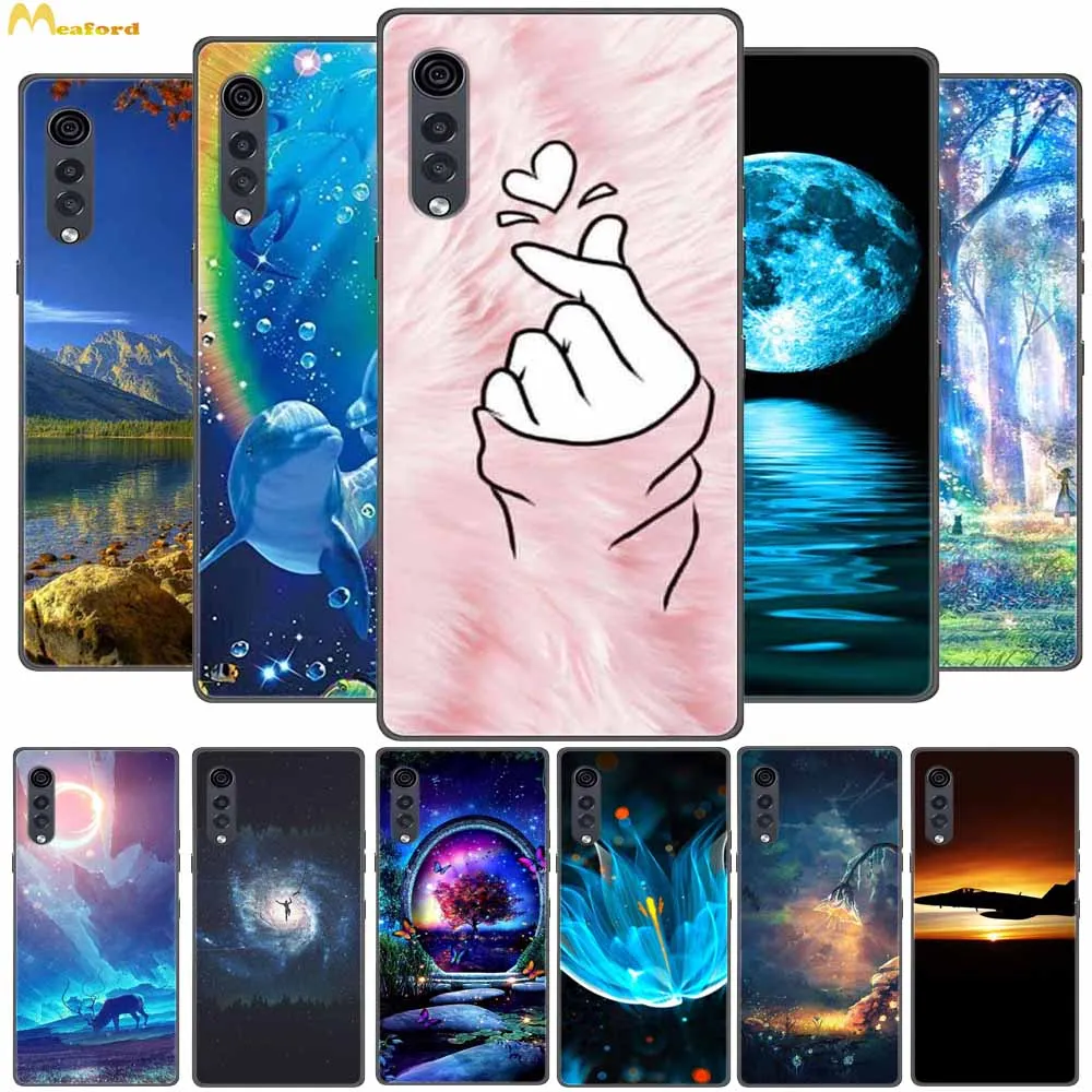 Custodie Per Telefoni Per Lg Velvet K22 Silicone Soft Lovely Cover Per Lg Velvet 2 Pro Case Stylo 7 5G Bumper Tpu Back Protector Shell