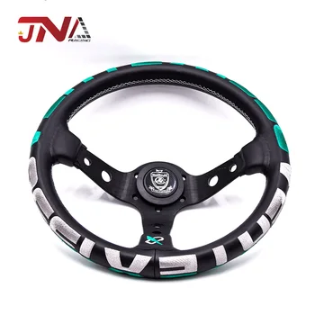 

Automobile 330 mm Steering Wheel With Horn Button Racing Steering Wheel