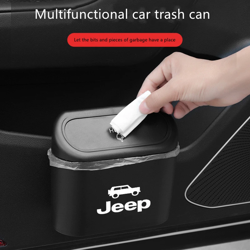 Car Hanging Trash Can Garbage Holder for Jeep Grand Cherokee Compass