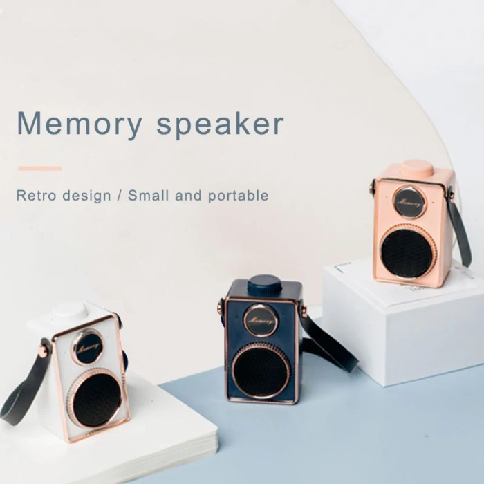 Портативный мини Bluetooth Сабвуфер Звук динамик Ретро Беспроводной Стерео Soundbox GV99