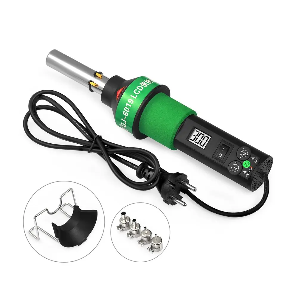 

GJ-8019 Portable Brushless Digital Constant Temperature Heat Gun Thermostat Hot Air Gun 220V EU Hot Air Blower Soldering Gun