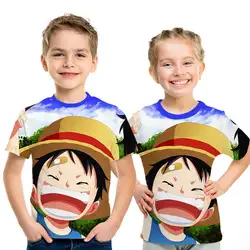 Коллекция 2019 года, лидер продаж, цельнокроеная Детская футболка с 3d принтом Повседневная футболка harajuku уличная футболка для мальчиков и