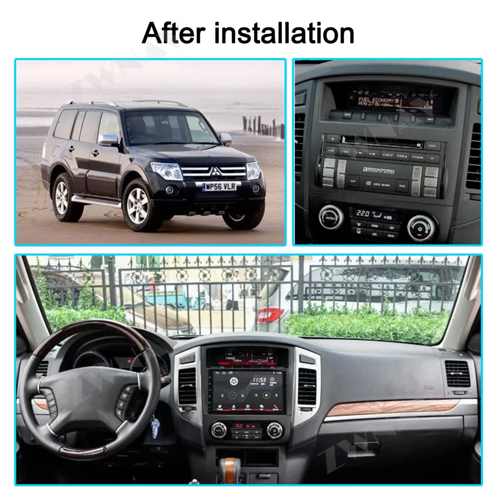 Android 9 PX5 PX6 DSP автомобильный gps-навигатор без dvd-плеера для MITSUBISHI PAJERO Shogun Montero 2006+ магнитола головное устройство