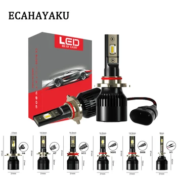 

ECAHAYAKU Car Lights LED H7 H11 LED headlight for Car Headlight Bulbs H4 H1 9005 9006 HB3 HB4 H7 LED Bulbs head light 12V 24V