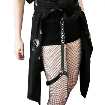 

SM Leg Suspenders Bondage Harness Waist Belt For Couples Women Men Adjustable Erotic Straps Leather Restraint Punk Gothic Garter
