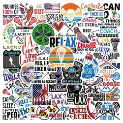 10/30/50PCS Not repeating lacrosse sports Stickers Cute Travel Skateboard Suitcase Guitar Luggage Laptop Funny Sticker Decals