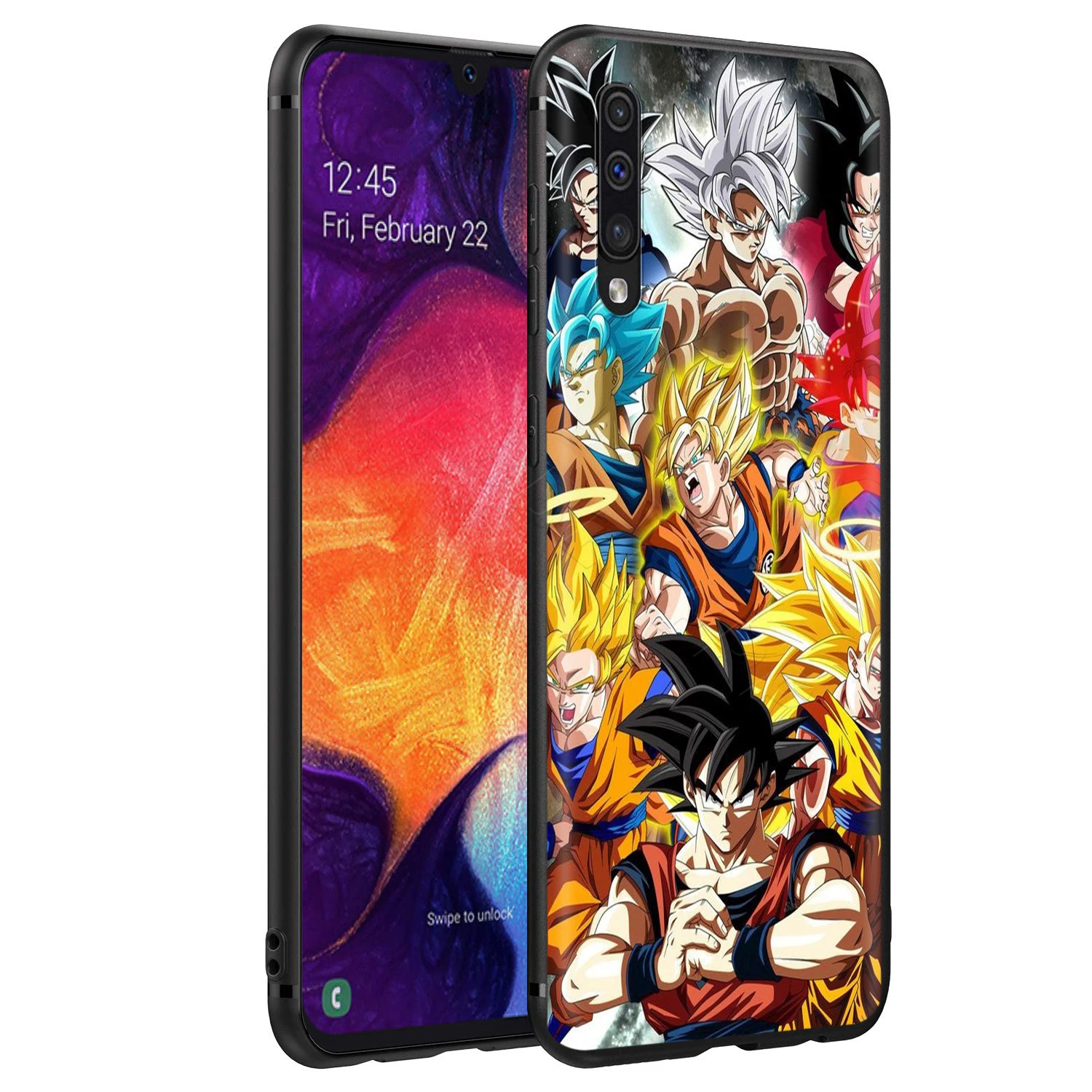 Webbedepp Dragon Ball Z DBZ Goku чехол для samsung Galaxy S7 S8 S9 S10 Edge Plus Note 10 8 9 A10 A20 A30 A40 A50 A60 A70