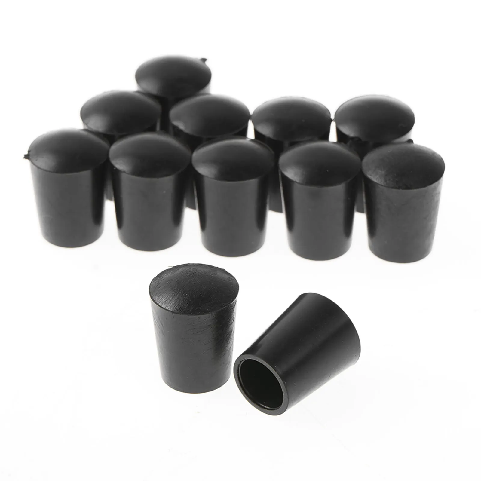 12x Rubber Furniture Foot Table Chair Leg End Caps Covers Tips Floor Protectors 