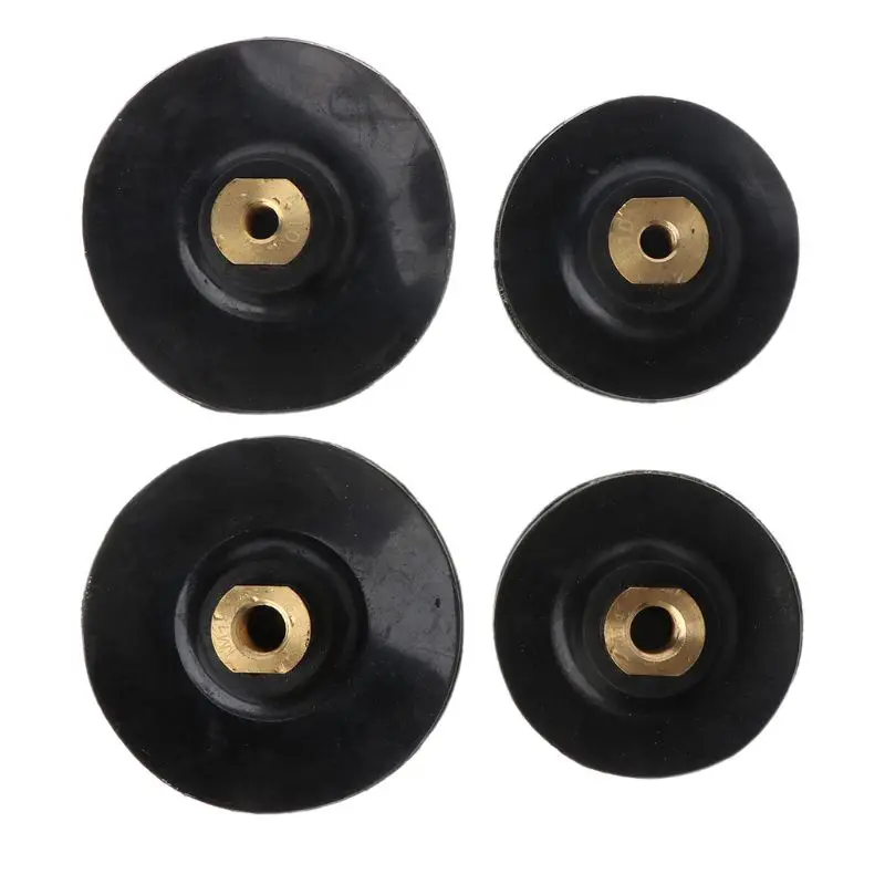 M14 Rubber Semi Rigid Backer Pad for Hook and Loop Diamond Pads 3"/4'/5" 