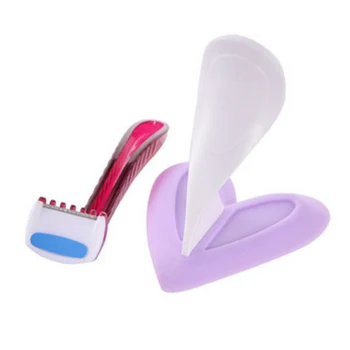 

Bikini Silicone Razor Privates Pubic Sexy Intimate Triangle Trimmer Line Shaping Tool Shaving Stencil Female Secret Heart