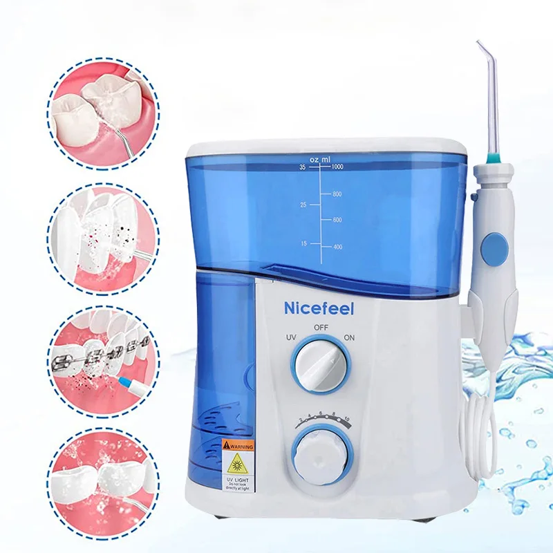 ڿܼ ҵ  Irrigator  Flosser Ʈ 1000ml  ũ 7  ġ  ɾ  û ȭƮ 