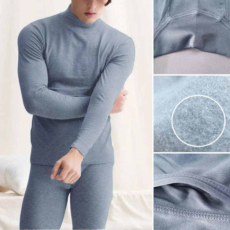 2 шт./компл. Для Мужчин's детских теплых гамаш Slim нижнее бельё для девочек сужающаяся к талии топы с длинными рукавами, хлопок, одежда для сна, штаны Мужской Ночная сорочка