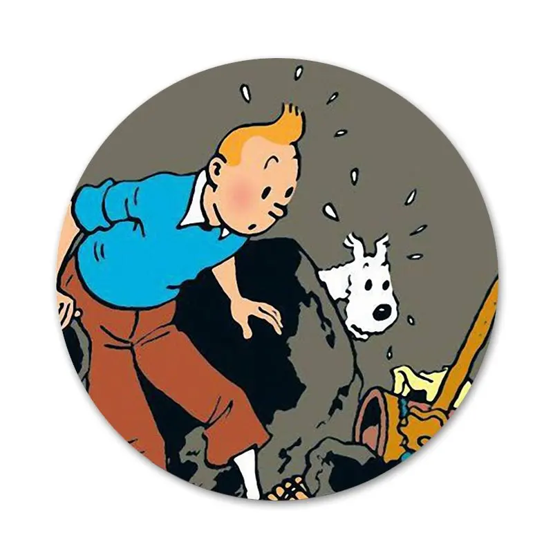 Tintin Pin Badge Free Postage UK Company 