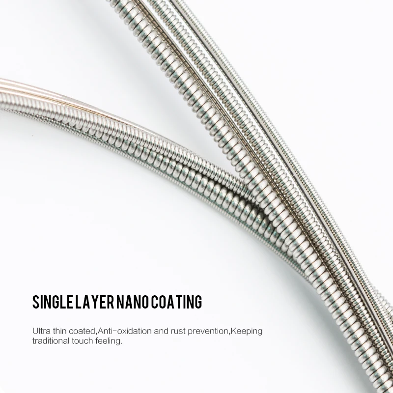 Electric Guitar Strings Orphee Metal Electric Guitar Strings Set RX Series Practiced Hexagonal Carbon Steel 6 String For Guitar Parts Musical Instrument